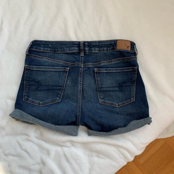 American Eagle Outfitters blue jean shorts - size 8 US - Picture 3 of 7